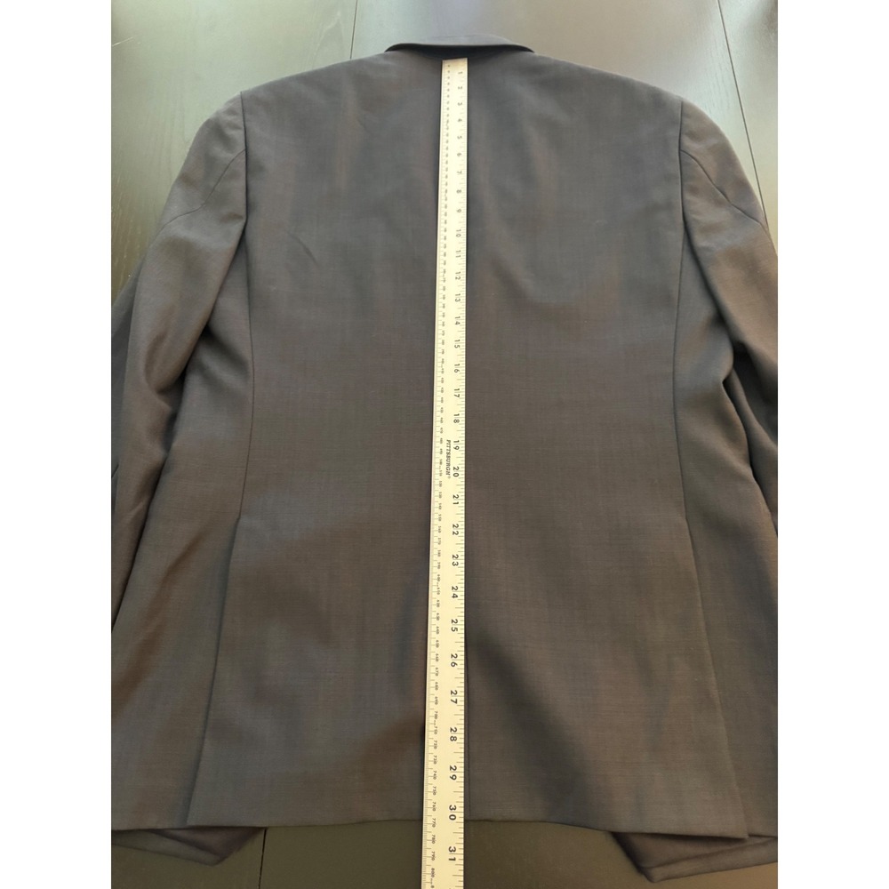 Jos. A. Bank Slim-Fit Blazer Mens 40R Blue‎ Wool Two-Button Sport Coat Jacket - Picture 12 of 15